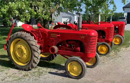 LINK TO RUNNING MASSEY-HARRIS MACHINES